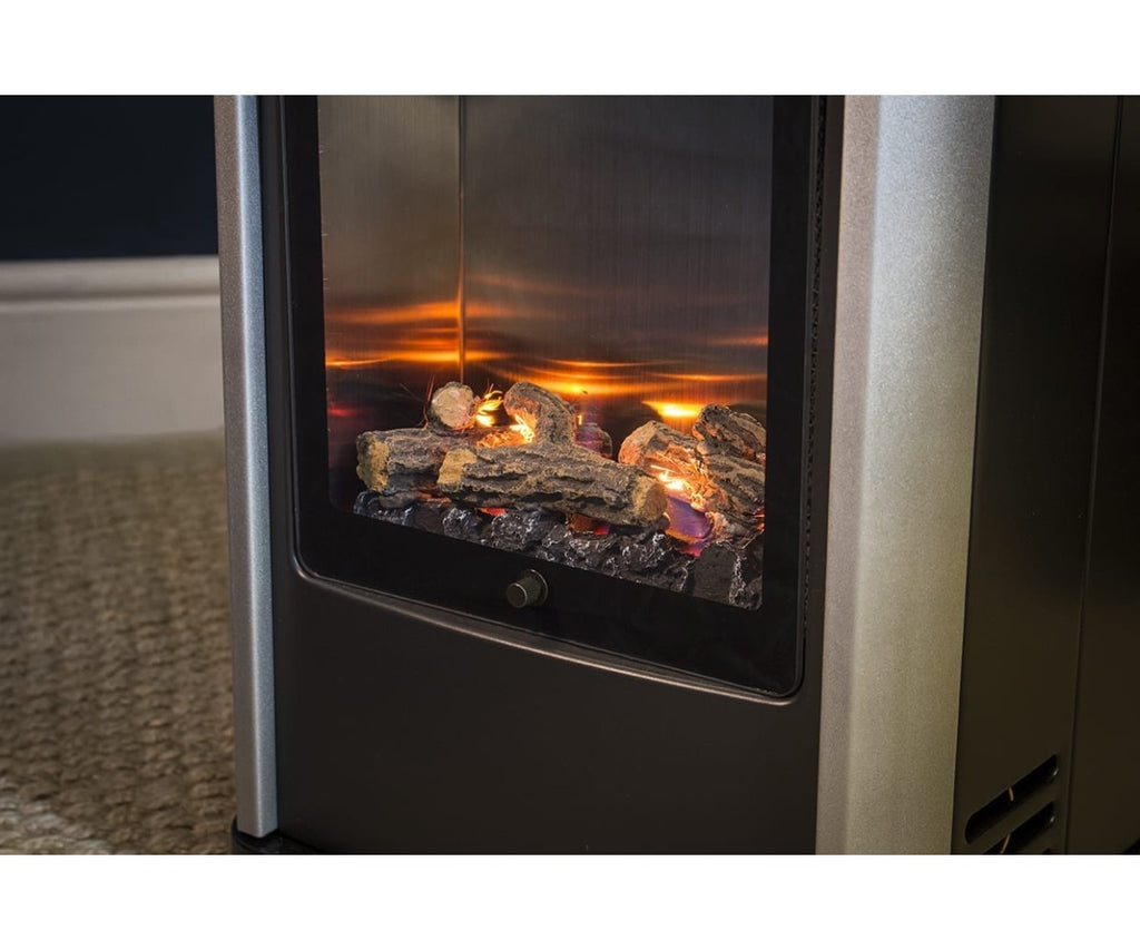 Manhattan İç Mekan Isıtıcı - Seramik Odun Seti Hediyeli - Kampora