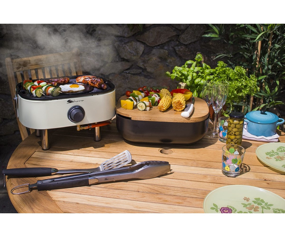 Portatif Mini Barbekü - Krem