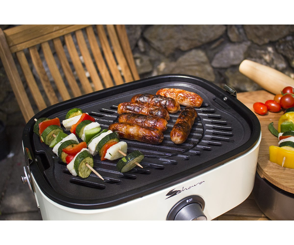 Portatif Mini Barbekü - Krem