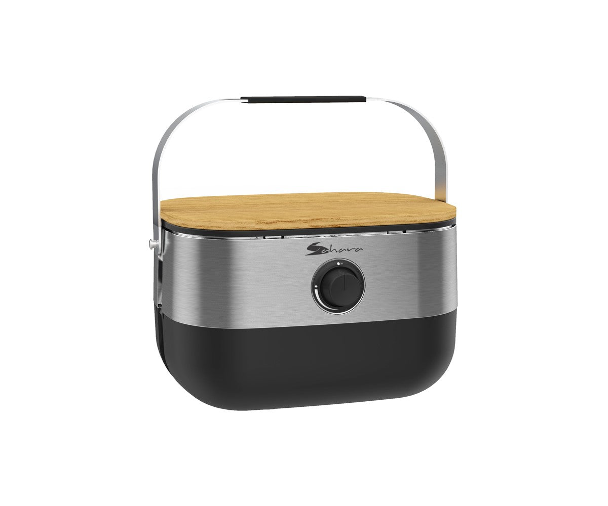 Portatif Mini Barbekü - Metalik