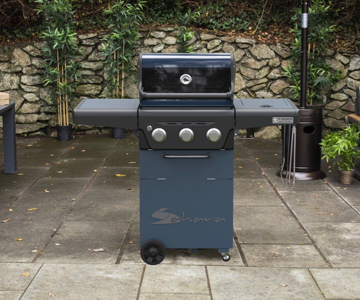 X350 Klasik Barbekü - Gri Mavi