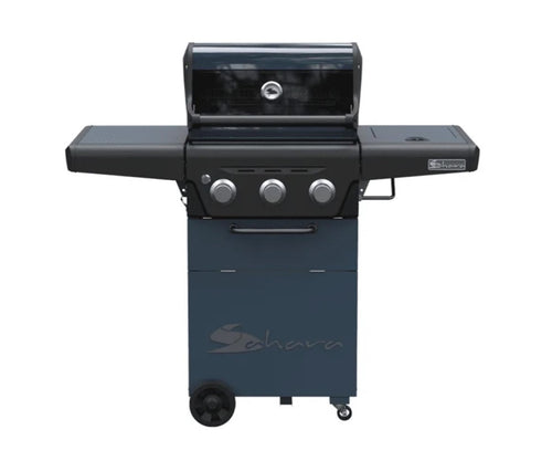 X350 klasik kömürlü barbekü gri mavi renk