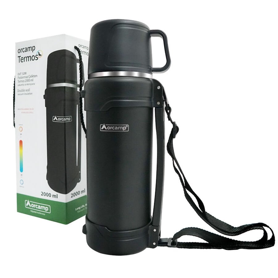 2000 ml Paslanmaz Çelik Termos