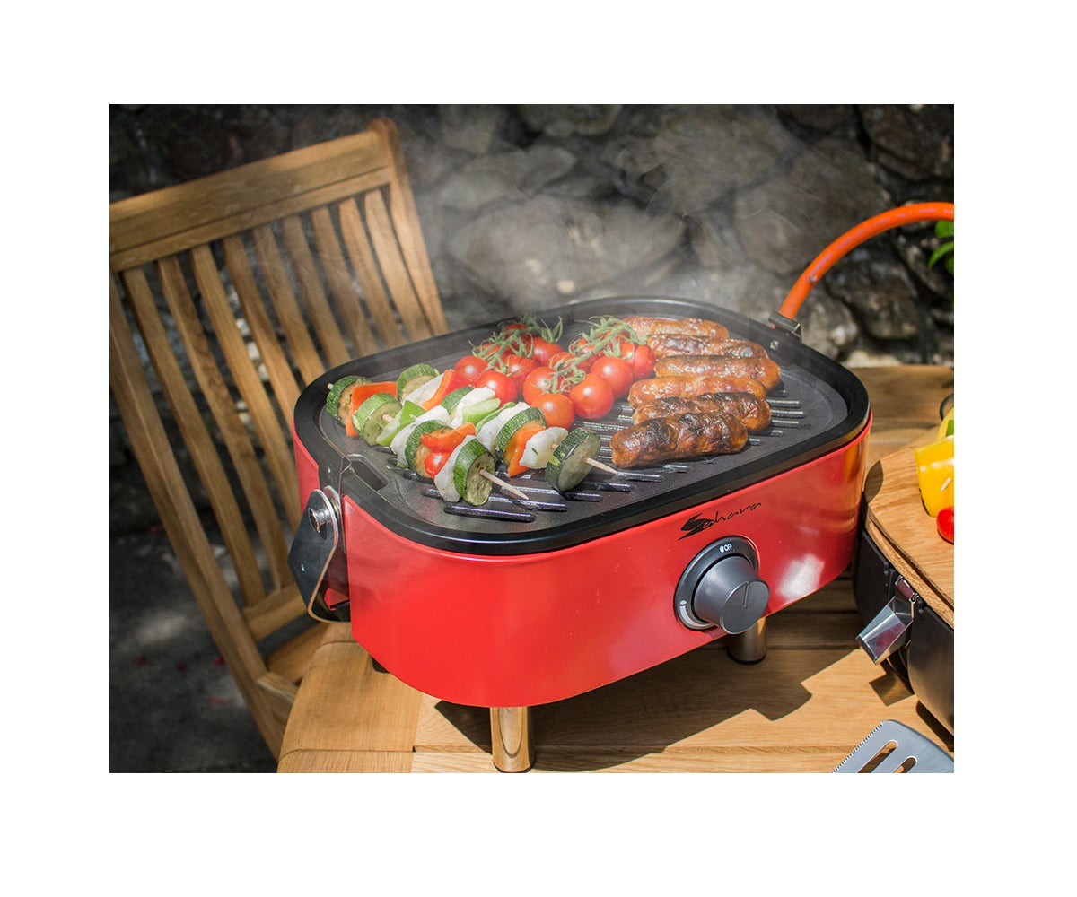 Portatif Mini Barbekü - Kırmızı