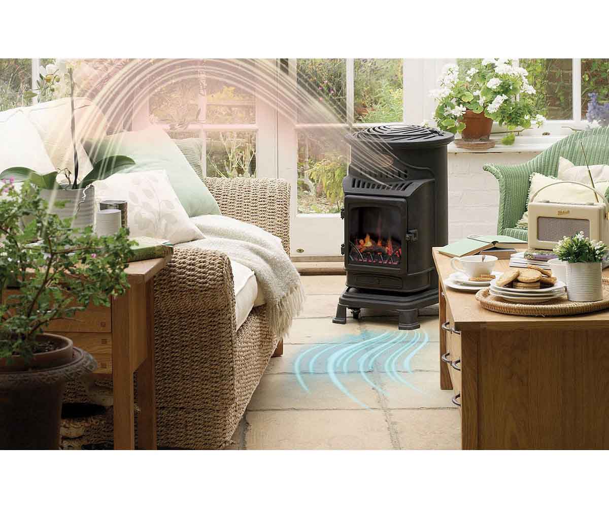 Aygaz Provence İç Mekan Isıtıcı - Bordo - Kampora