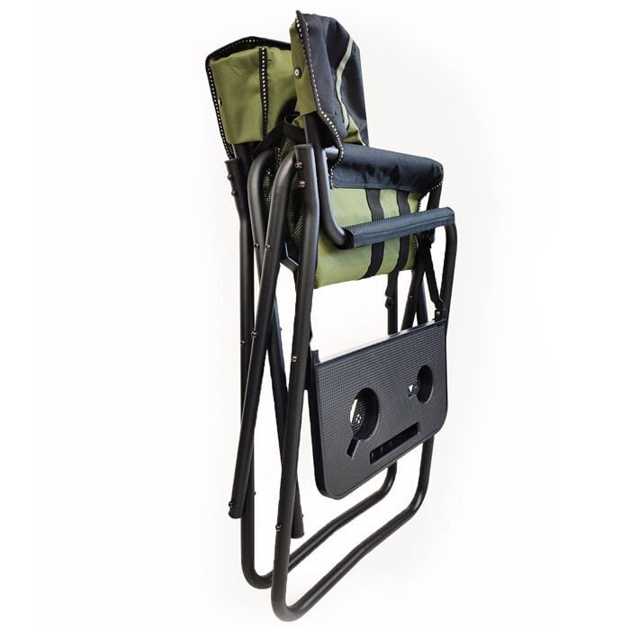 Orcamp Katlanabilir Lüks Sandalye Yan Sehpalı Haki