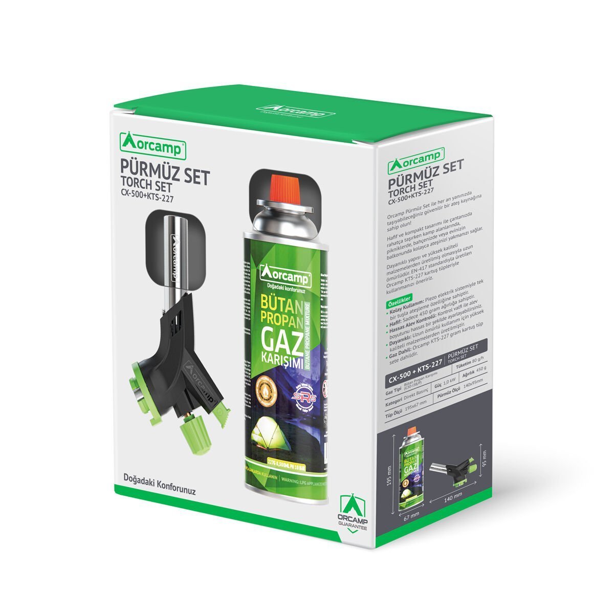 Orcamp Çakmaklı Pürmüz Seti - Kampora