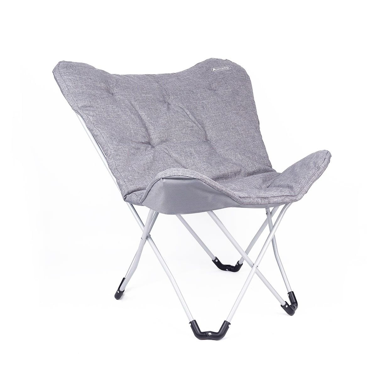 Orcamp Cozy puffy pedli gri kamp sandalyesi