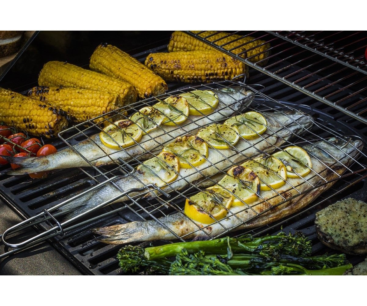 X350 Klasik Barbekü - Gri Mavi - Kampora